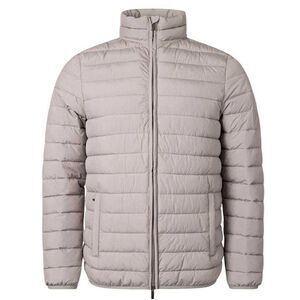 Aquascutum Mens Mock Neck Active Padded Jacket / Gray